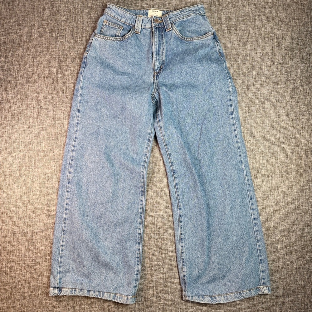 Womens Baggy Wide Leg Jeans | 26 Inch Waist | Size 2-4| Cotton‎ On Brand |